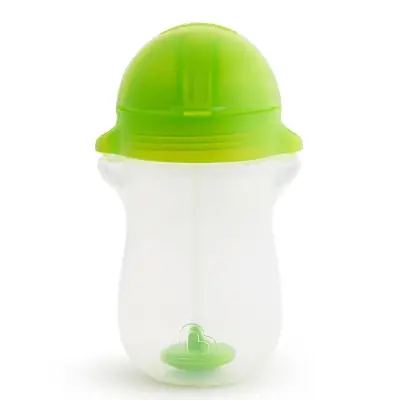 Munchkin Tıklama Kilitli Uçlu Pipetli Alıştırma Bardağı 296 ml Yeşil