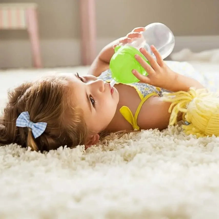 Munchkin Tıklama Kilitli Uçlu Pipetli Alıştırma Bardağı 296 ml Yeşil - 7