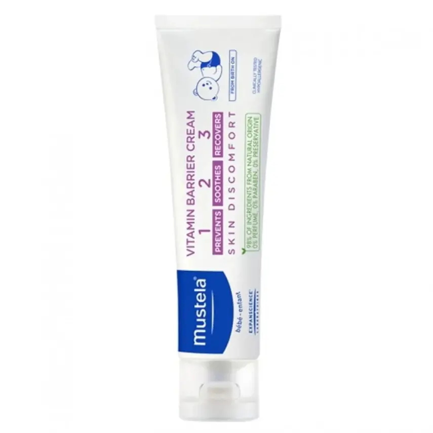 Mustela 1.2.3 Vitamin Bariyer Bebek Pişik Kremi 100 ml - 3