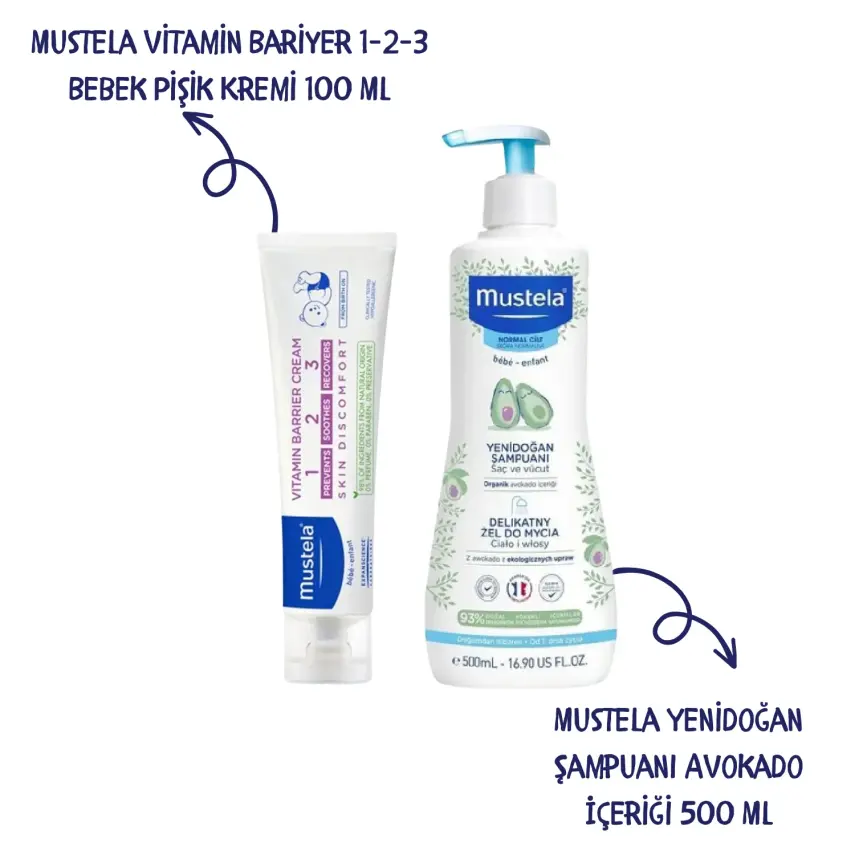 Mustela Şampuan + Pişik Kremi (Avantaj Paketi) - 3