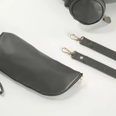 M&Y Collection Diamond Deri Sırt Çantası Gri - 3