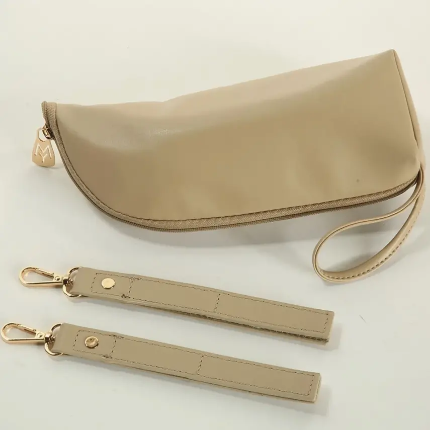 M&Y Collection Diamond Deri Sırt Çantası Krem - 3