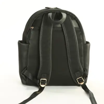 M&Y Collection Diamond Deri Sırt Çantası Siyah - 2