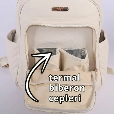 M&Y Collection Dust Sırt Çantası Krem - 2