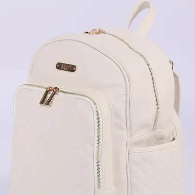 M&Y Collection Dust Sırt Çantası Krem - 9