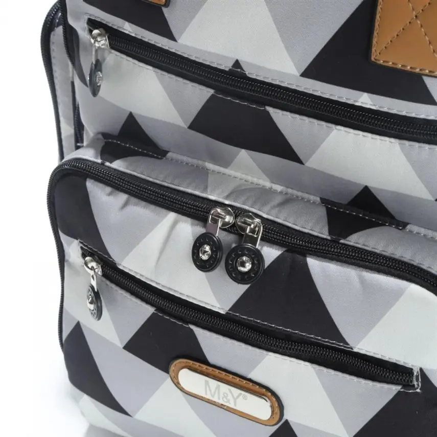 M&Y Collectıon Eos Anne Bebek Bakım Üçgen Gri-Siyah - 5