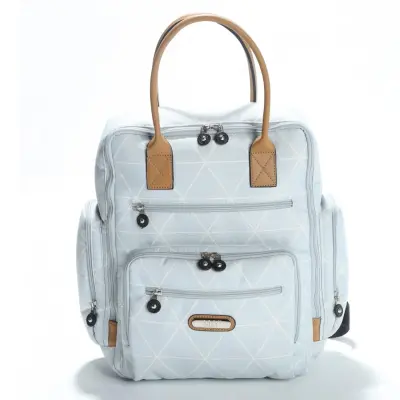 M&Y Collection Eos Digital Sırt Çantası Altıgen Bebek Mavisi