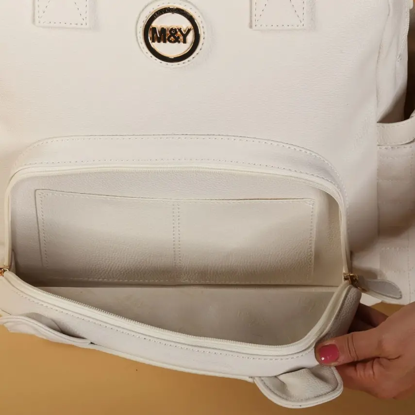 M&Y Collection Kitty Sırt Çantası Krem - 8