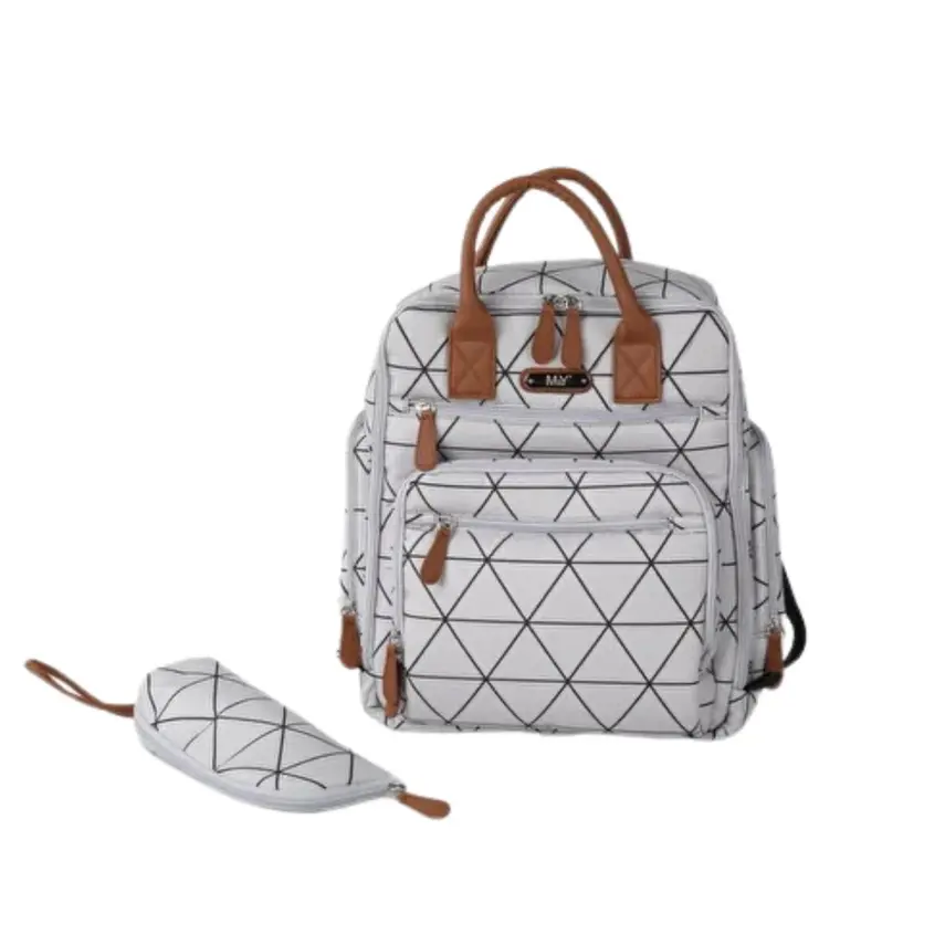 M&Y Collection Lia Bebek Bakım Sırt Çantası Gri - 1