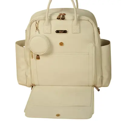 M&Y Collection Maia Anne Bebek Bakım Çantası Krem - 3