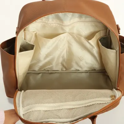 M&Y Collection Maia Anne Bebek Bakım Çantası Taba - 3