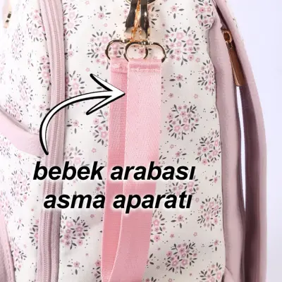 M&Y Collection Oeste Sırt Çantası Lila Çiçek - 6