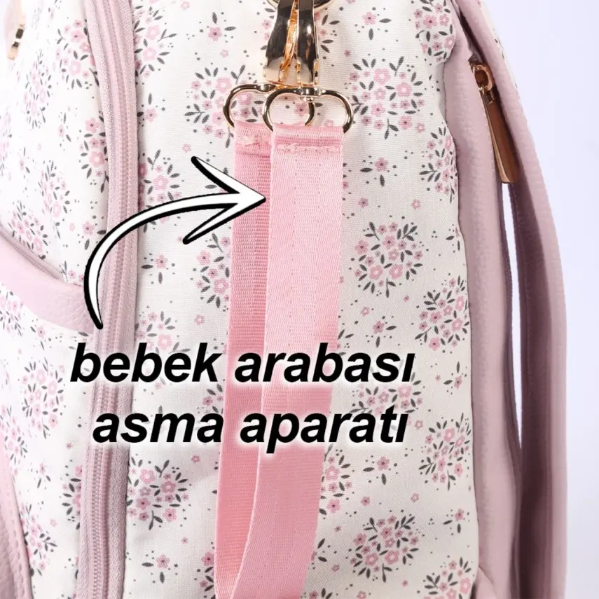 M&Y Collection Oeste Sırt Çantası Lila Çiçek - 6