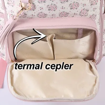 M&Y Collection Oeste Sırt Çantası Lila Çiçek - 10