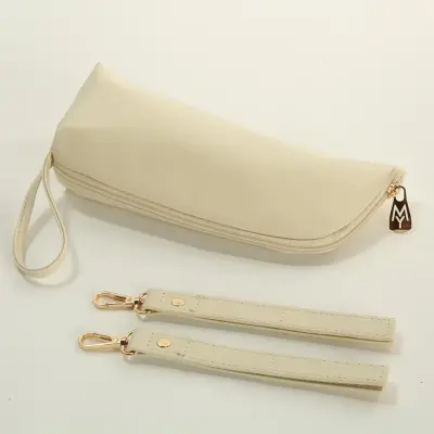 M&Y Collection Puff Deri Bebek Bakım  Sırt Çantası Krem / Cream - 3