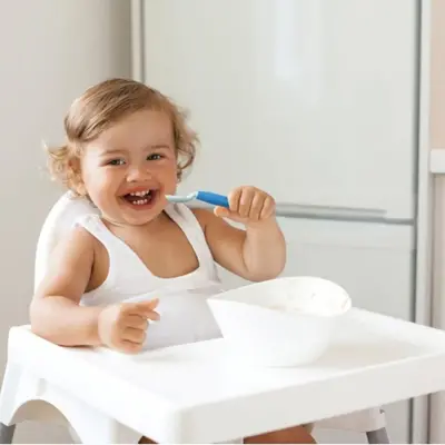 Mycey 360⁰ Dönen Mama Kaşığı Yeşil - 4