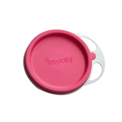 Mycey Kapaklı Mama Tabağı Pembe
