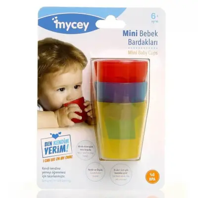 Mycey Mini Bebek Bardakları 3lü - 8