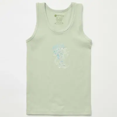 Natuline Organik Erkek Bebek Atleti Likralı Freestyle Robot 2li Çağla Yeşili - Lacivert - 6