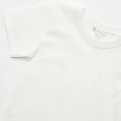 Natuline Organik Erkek Çocuk T-Shirt Penye 2li Beyaz - 3