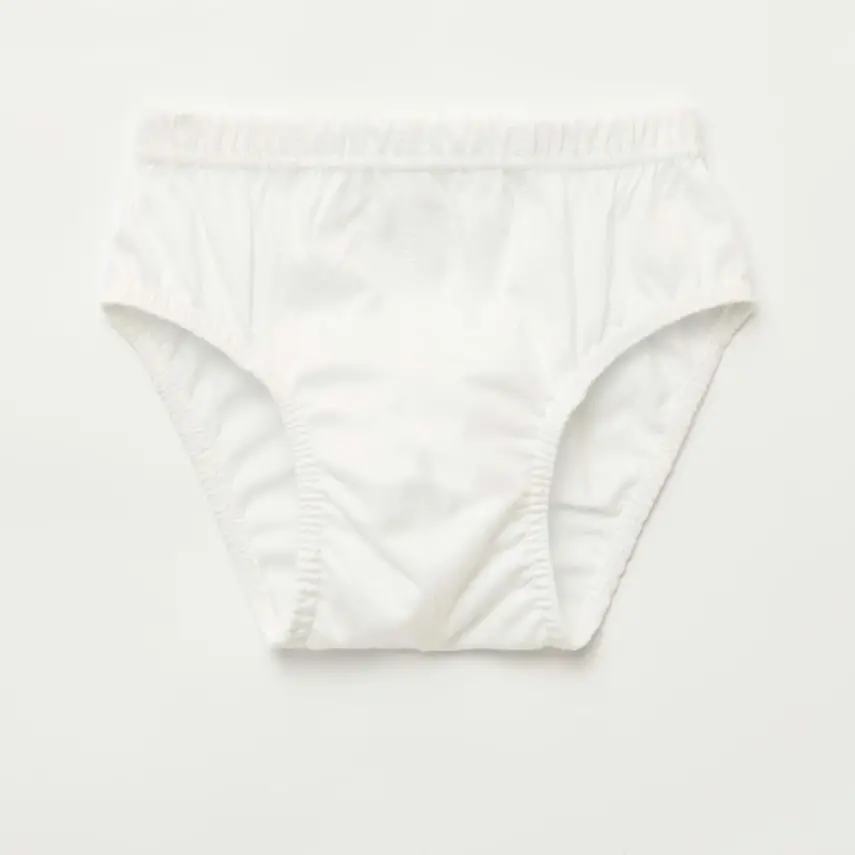 Natuline Organik Erkek Slip Penye 3lü Beyaz - 2