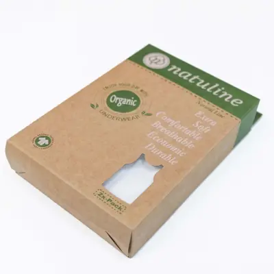 Natuline Organik Erkek Slip Penye 3lü Beyaz - 4