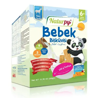 Naturpy Glutensiz Bebek Bisküvisi 250 gr