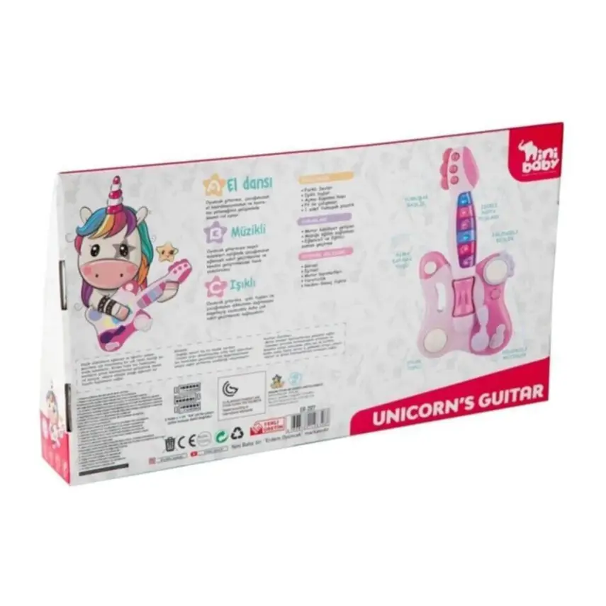 Nini Baby Gitar Unicorn Işıklı Sesli Müzikli - 2