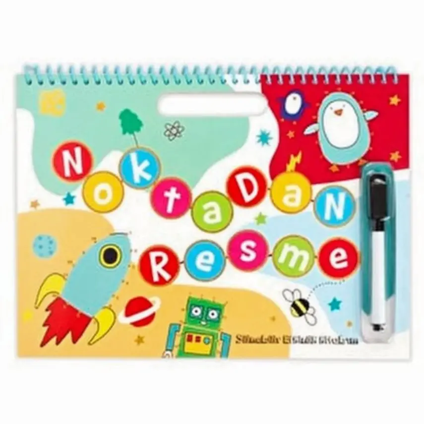 Noktadan Resme Silinebilir Etkinlik Kitabım - 1