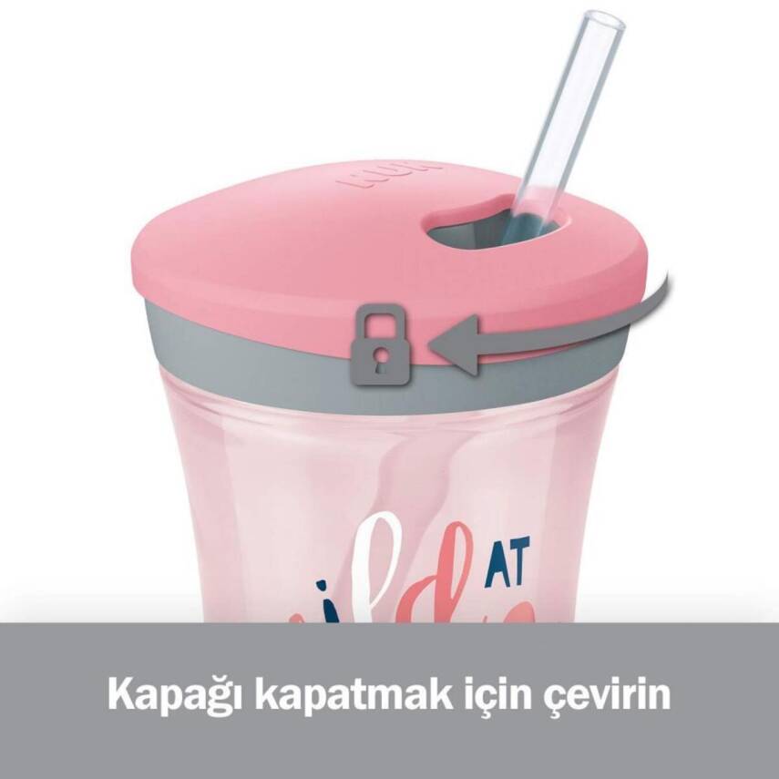 Nuk Action Evo Cup Pembe 230 ml - 4