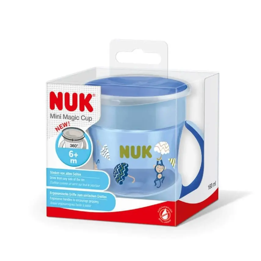 Nuk Evolution Mini Magic Cup Alıştırma Bardağı 160 ml Mavi - 2
