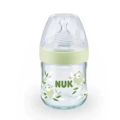 Nuk Nature Sense Isı Göstergeli Cam Biberon 120 ml Yeşil - 3