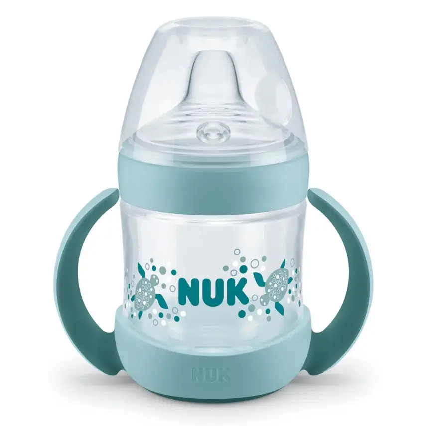 Nuk Nature Sense Learner Isı Göstergeli Alıştırma Bardağı 150 ml 6+ Ay Yeşil - 1