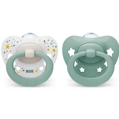 Nuk Signature Saklama Kutulu Silikon Emzik 2li 0-6 Ay Erkek - 3