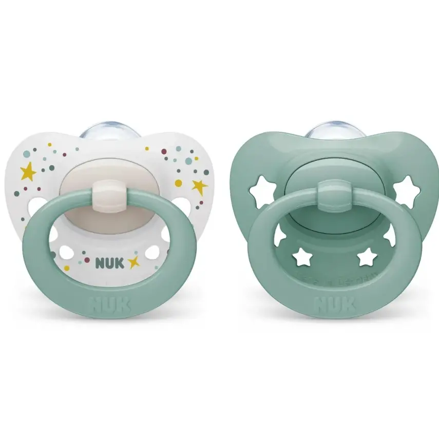 Nuk Signature Saklama Kutulu Silikon Emzik 2li 0-6 Ay Erkek - 3