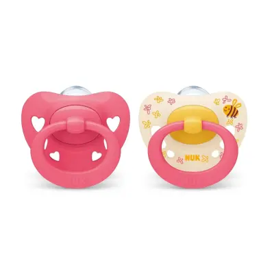 Nuk Signature Saklama Kutulu Silikon Emzik 2li 6-18 Ay Kız - 2