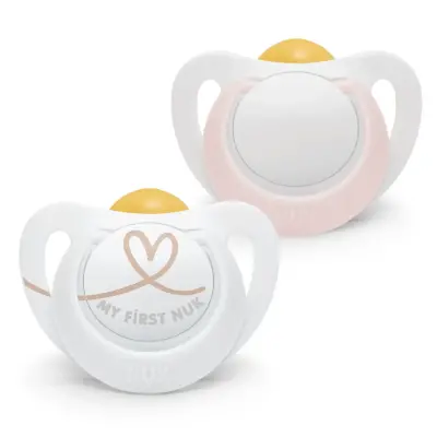Nuk Star Kauçuk Emzik 2li 0-6 Ay Kız 