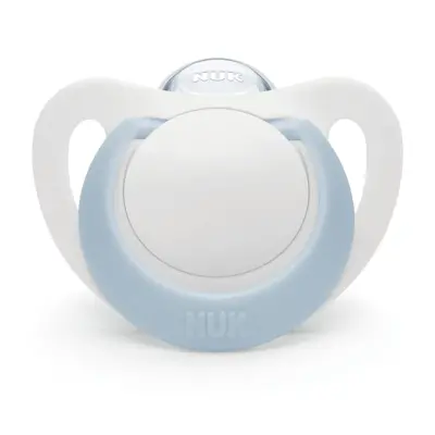 Nuk Star Silikon Emzik 2li 0-6 Ay Erkek - 3