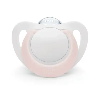 Nuk Star Silikon Emzik 2li 0-6 Ay Kız - 4