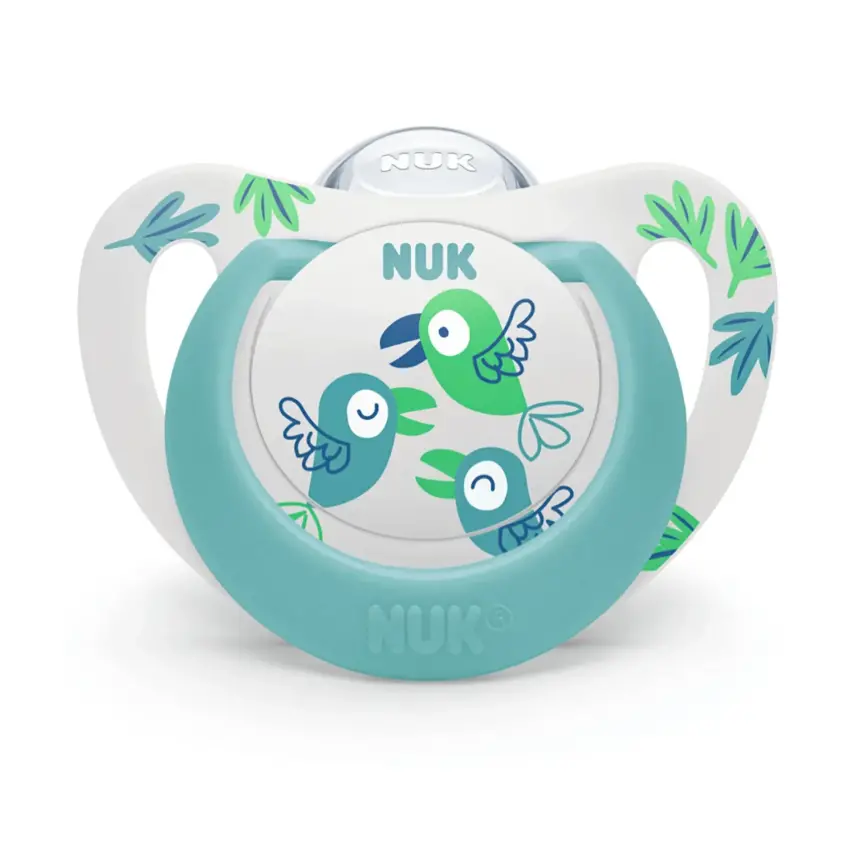 Nuk Star Silikon Emzik 2li 18-36 Ay Erkek - 2