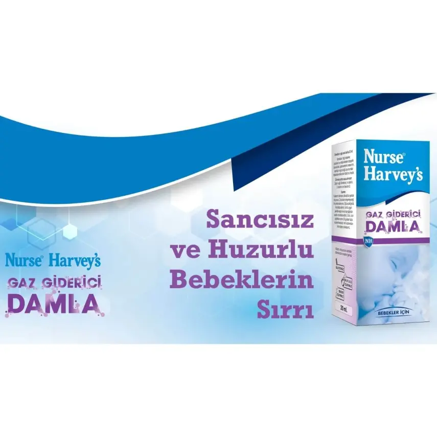Nurse Harveys Gaz Giderici Damla 20 ml - 4