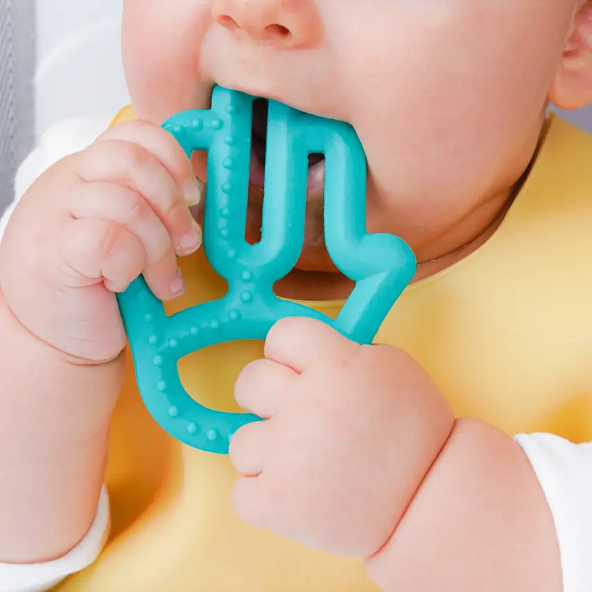 OiOi Annenin Eli Diş Kaşıyıcı 3+ Ay Mineral Blue - 3