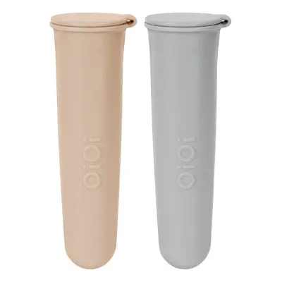 OiOi Buz Buz Dondurma Kalıbı 2li Bubble Beige - Powder Grey