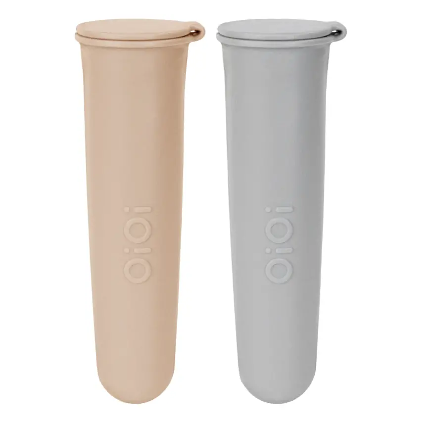 OiOi Buz Buz Dondurma Kalıbı 2li Bubble Beige - Powder Grey - 1