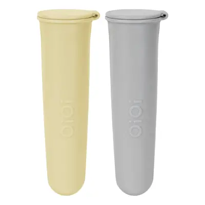 OiOi Buz Buz Dondurma Kalıbı 2li Mellow Yellow - Powder Grey