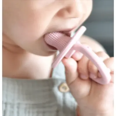 Oioi Gummy Silikon Diş Kaşıyıcı 3+ Ay Mineral Blue - 4