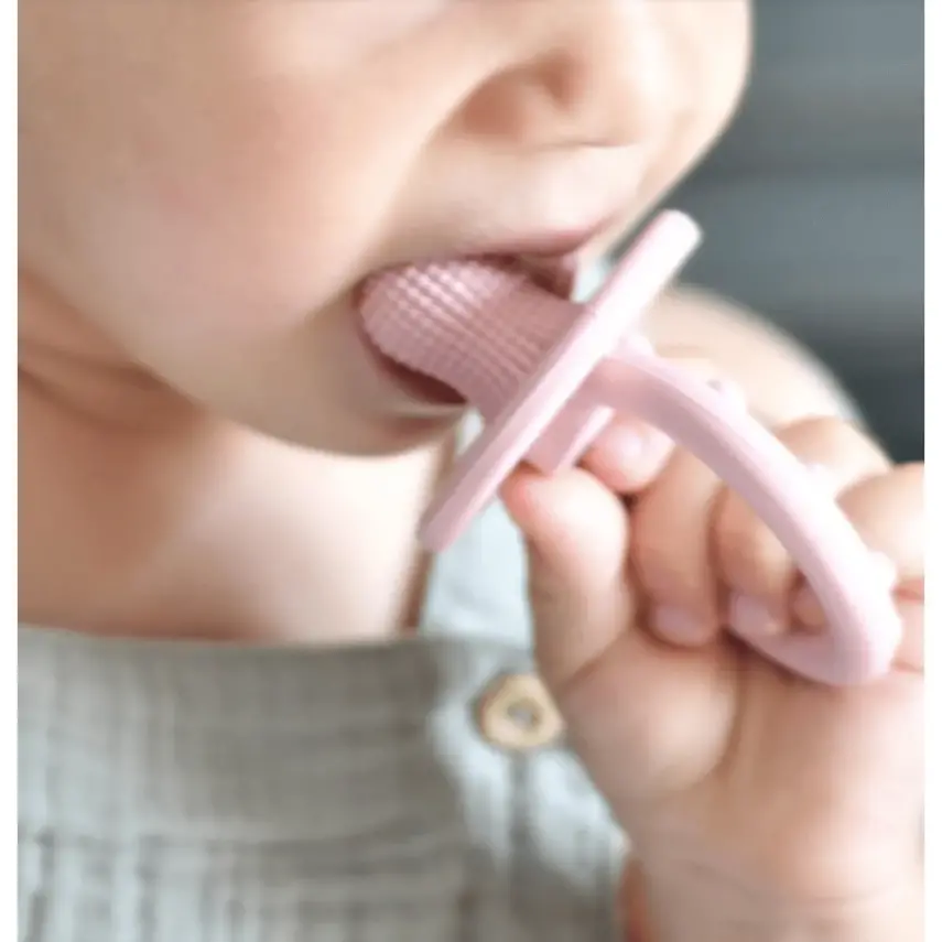 Oioi Gummy Silikon Diş Kaşıyıcı 3+ Ay Mineral Blue - 4