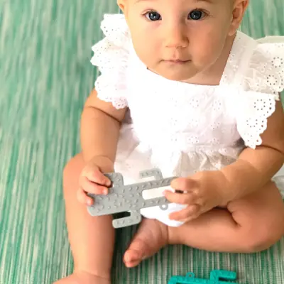 OiOi Kaktüs Diş Kaşıyıcı 3+ Ay Mellow Yellow - 2