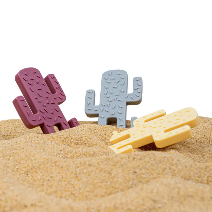 OiOi Kaktüs Diş Kaşıyıcı 3+ Ay Pinky Pink - 2