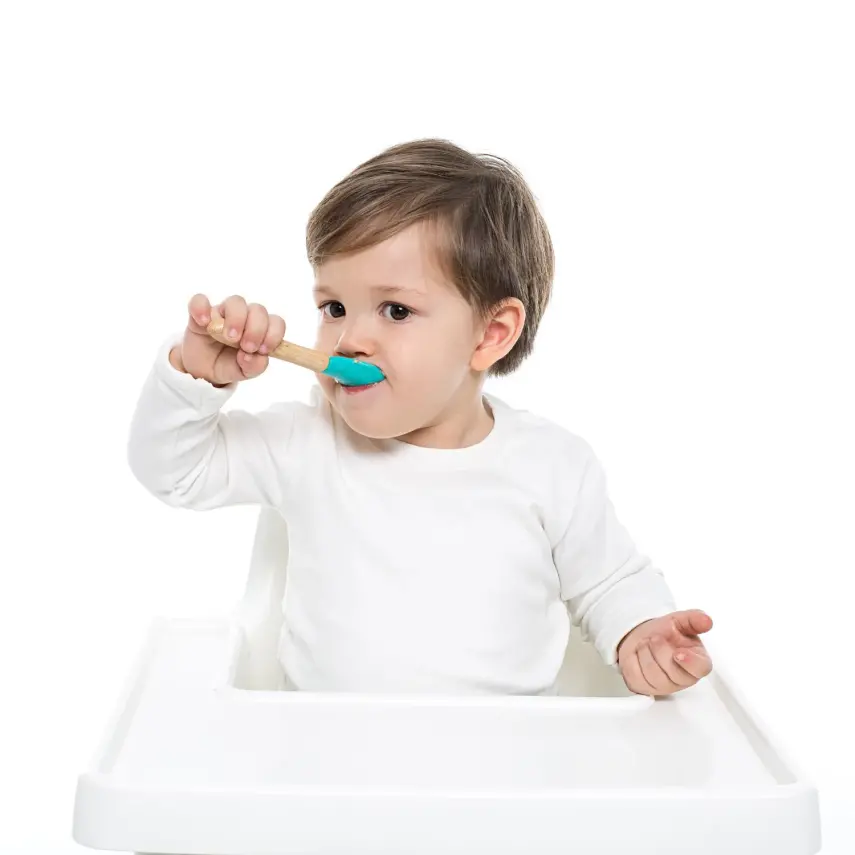 OiOi Mama Kaşığı 2li Powder Grey - Velvet Rose - 14